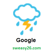 Cloud With Lightning And Rain on Google Android 5.0