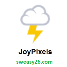 Cloud With Lightning on JoyPixels 3.0