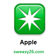 Eight Spoked Asterisk on Apple iOS 8.3