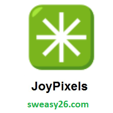 Eight Spoked Asterisk on JoyPixels 3.0
