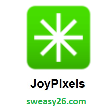 Eight Spoked Asterisk on JoyPixels 4.0