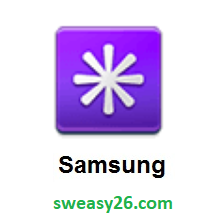 Eight Spoked Asterisk on Samsung TouchWiz 7.0