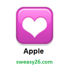 Heart Decoration on Apple iOS 8.3