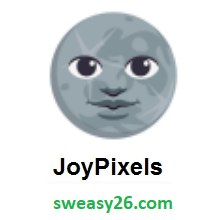 New Moon Face on JoyPixels 3.0