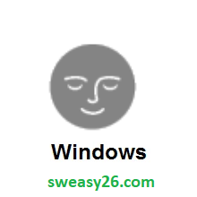 New Moon Face on Microsoft Windows 8.1