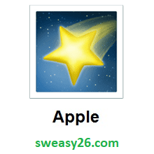 Shooting Star on Apple iOS 10.2