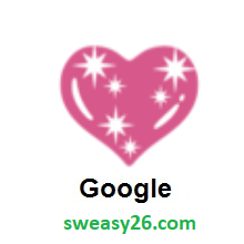 Sparkling Heart on Google Android 5.0