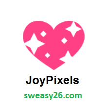 Sparkling Heart on JoyPixels 2.0