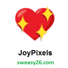 Sparkling Heart on JoyPixels 4.0