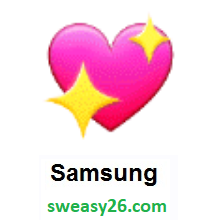 Sparkling Heart on Samsung One UI 1.0