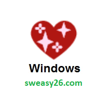 Sparkling Heart on Microsoft Windows 8.1