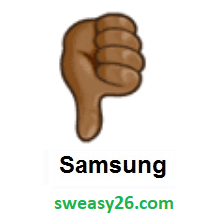 Thumbs Down: Medium-Dark Skin Tone on Samsung TouchWiz 7.1