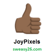 Thumbs Up: Medium-Dark Skin Tone on JoyPixels 3.0