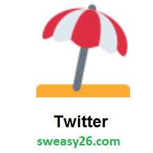 Umbrella On Ground on Twitter Twemoji 1.0