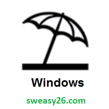 Umbrella On Ground on Microsoft Windows 10