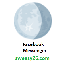 Waning Gibbous Moon on Facebook Messenger 1.0