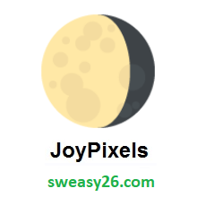 Waning Gibbous Moon on JoyPixels 2.0