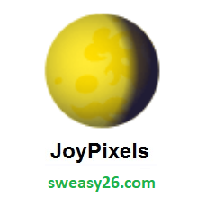 Waning Gibbous Moon on JoyPixels 4.0