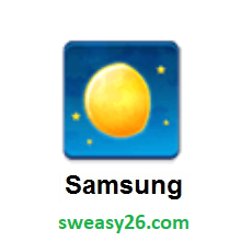 Waning Gibbous Moon on Samsung TouchWiz 7.0